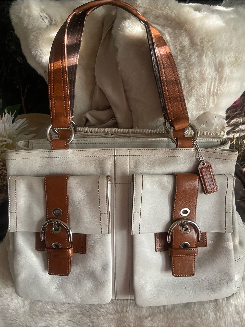 Vintage Coach Soho Double Pocket Satchel ⚜️